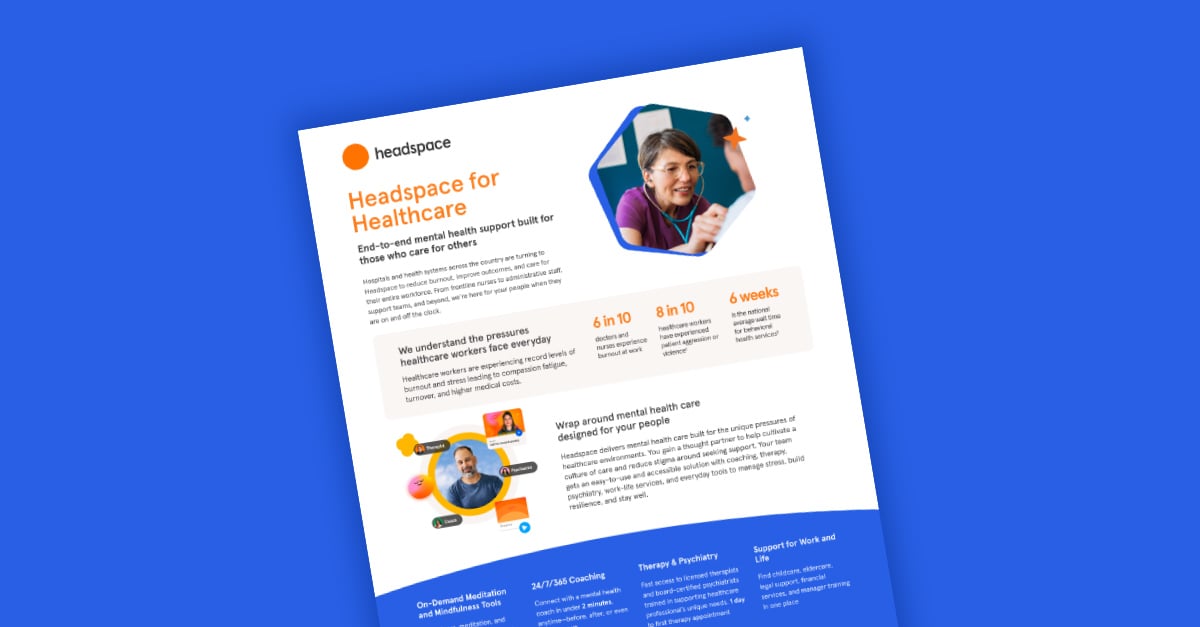 headspace_for_healthcare_2pager_landing_page_preview_social_1200x627